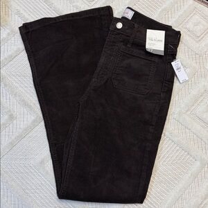 GAP - High Rise 70s Flare - Brown Corduroy